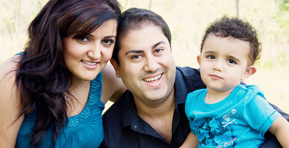 Dr. Farshid Nia and family